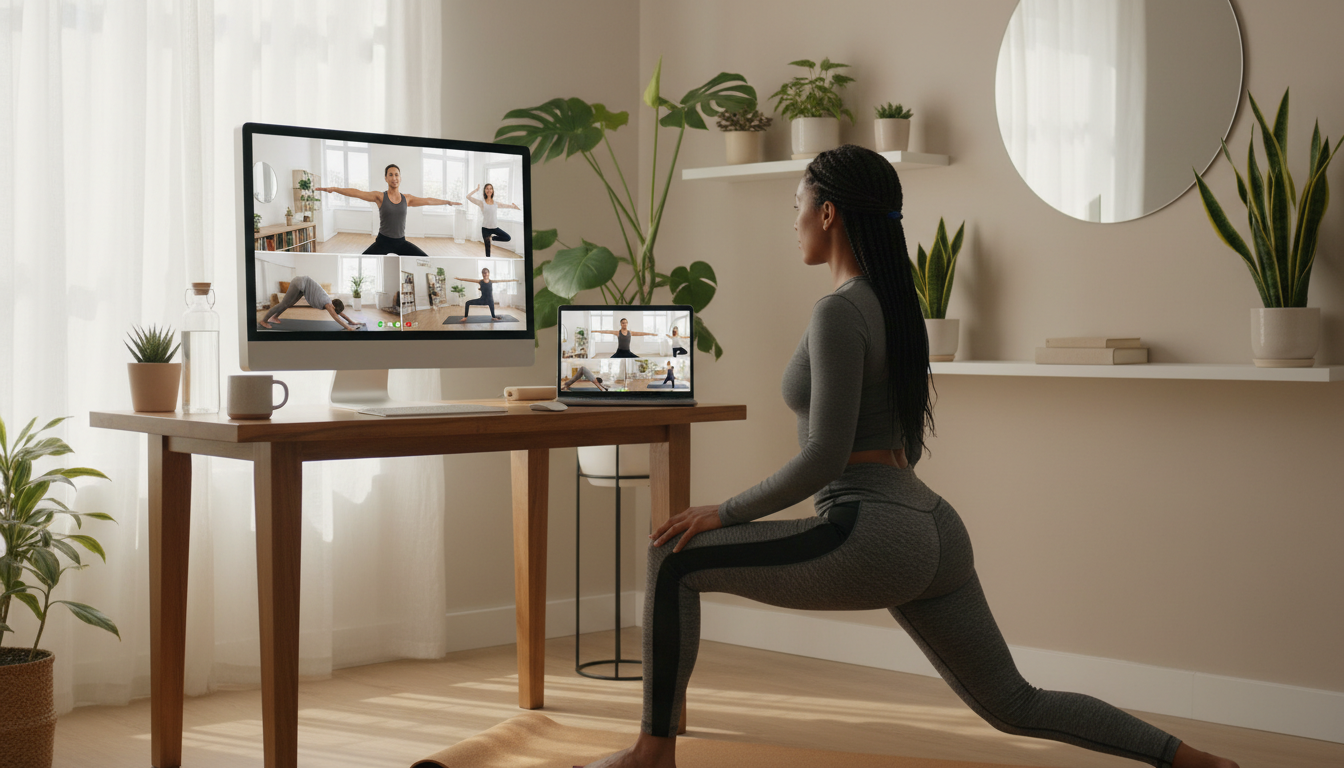 online yoga class