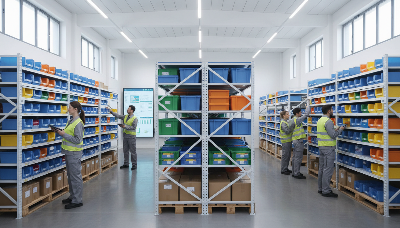modern warehouse