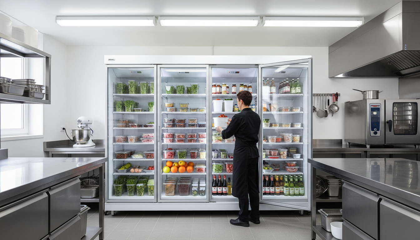 commercial kitchen winter