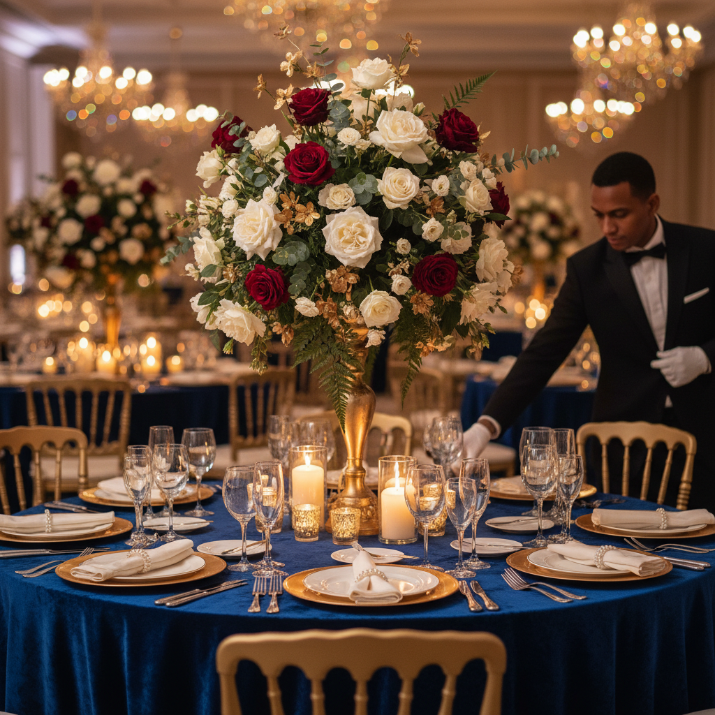 elegant table setting