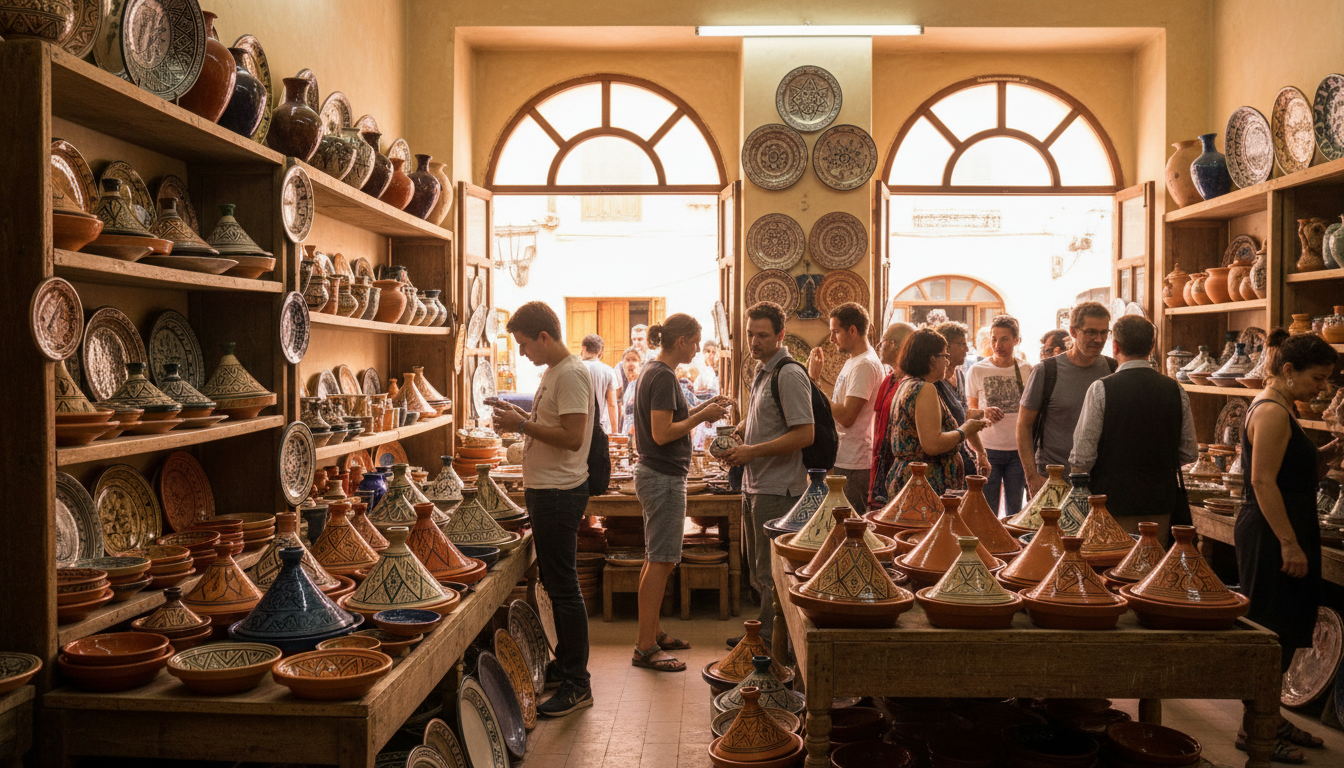 moroccan pottery