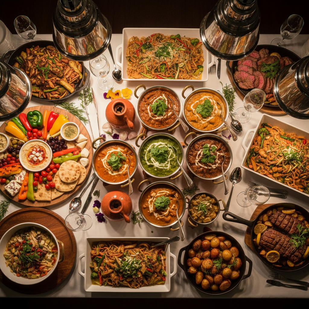 diverse cuisine catering