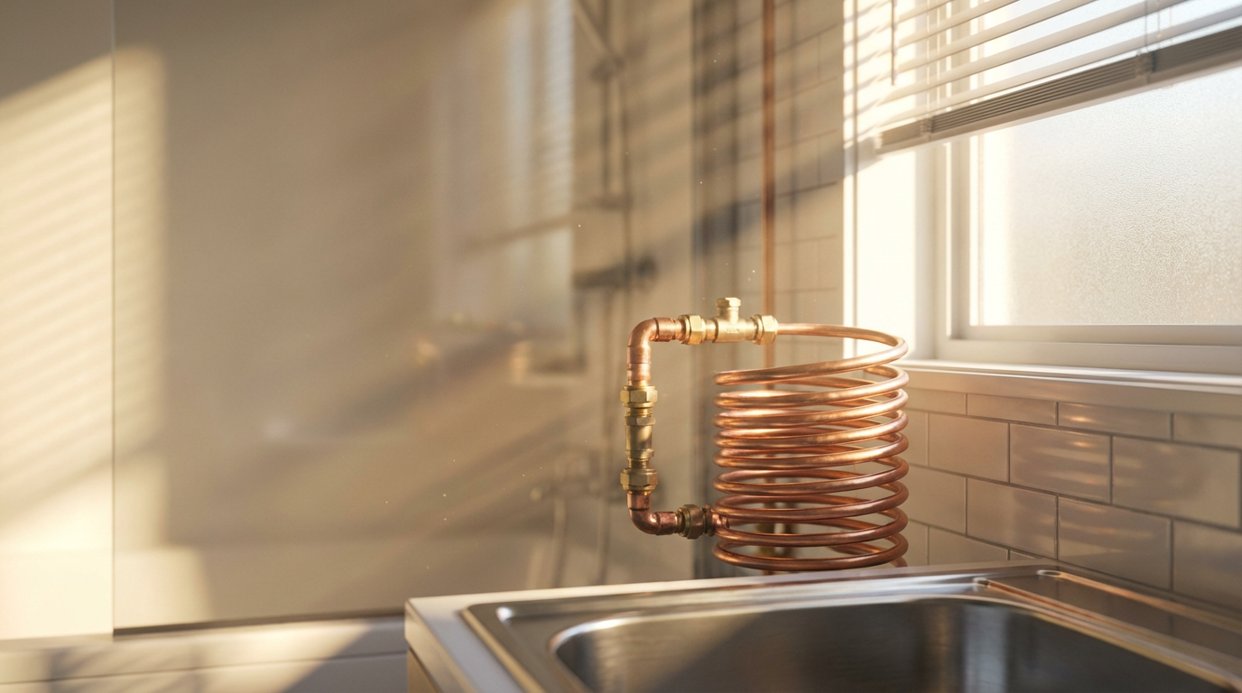 mixed metals bathroom