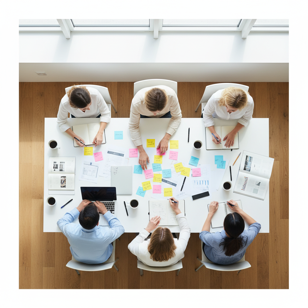 team brainstorming