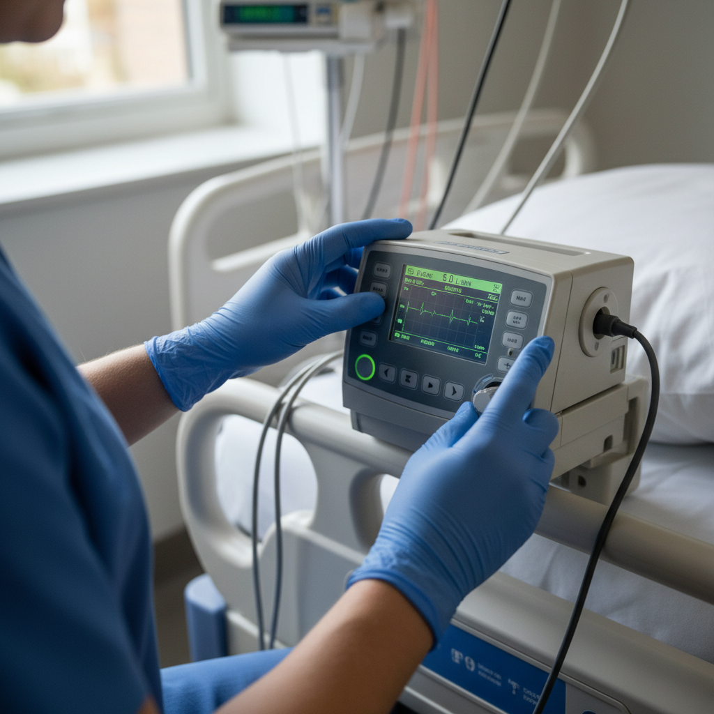 patient using equipment