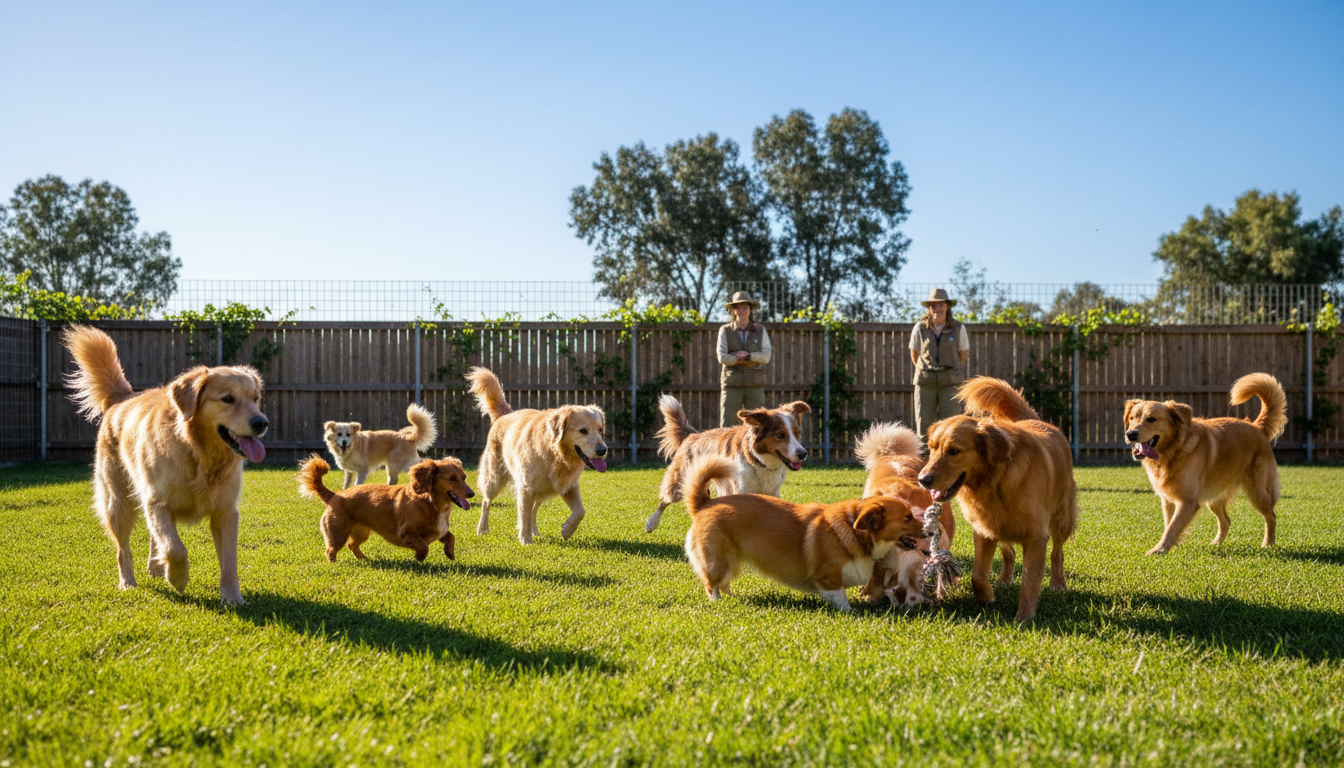 Yorkshire Terrier playdate