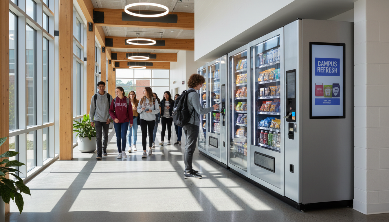 school students vending
