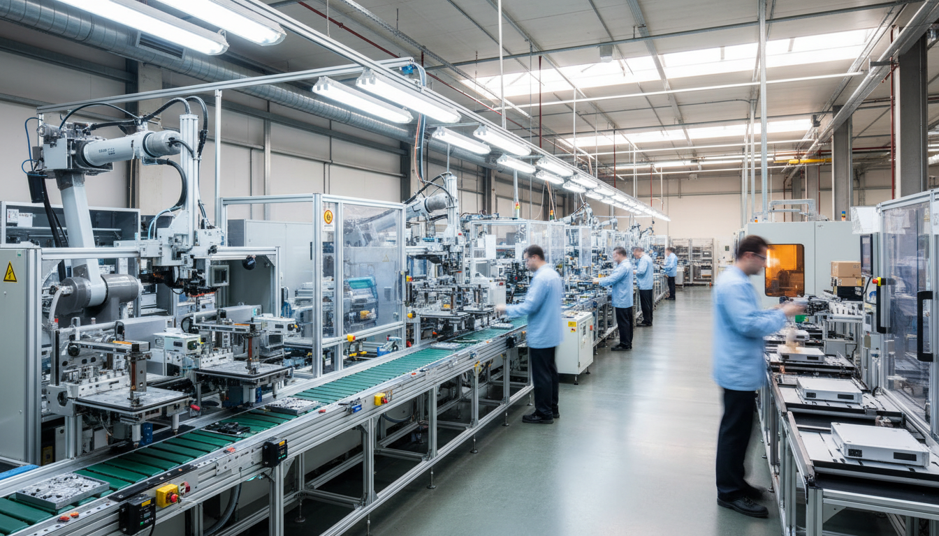 robot assembly line