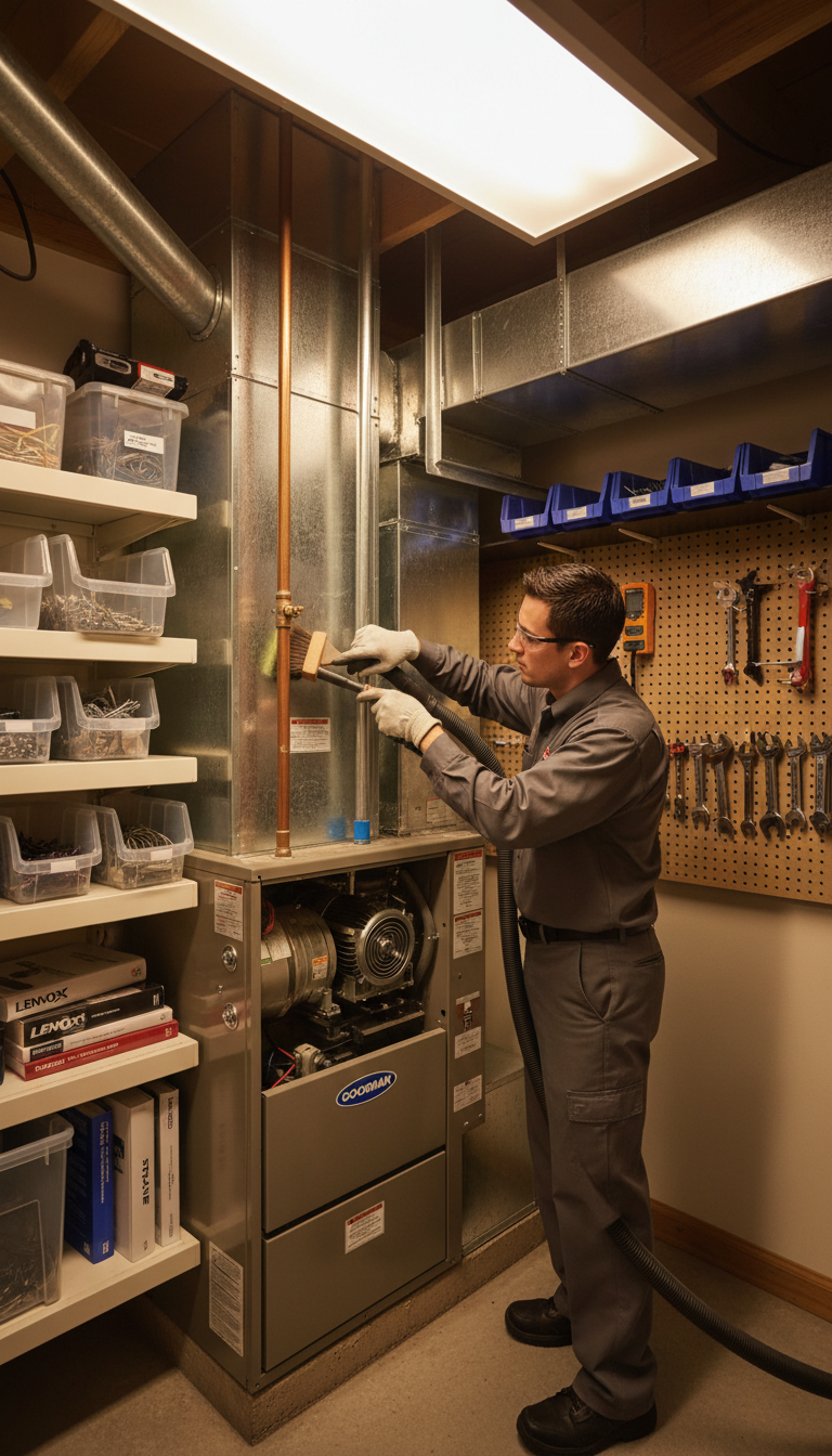 furnace cleaning
