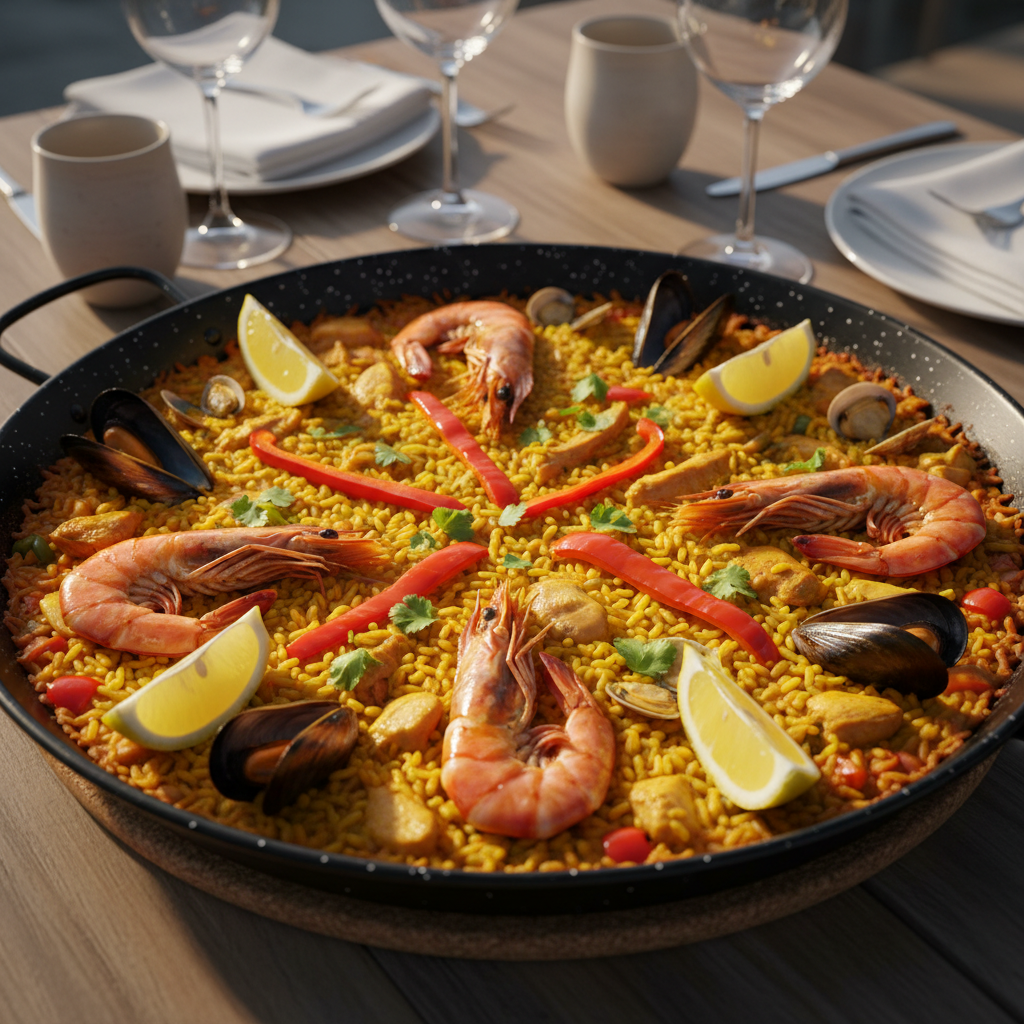 vegetable paella