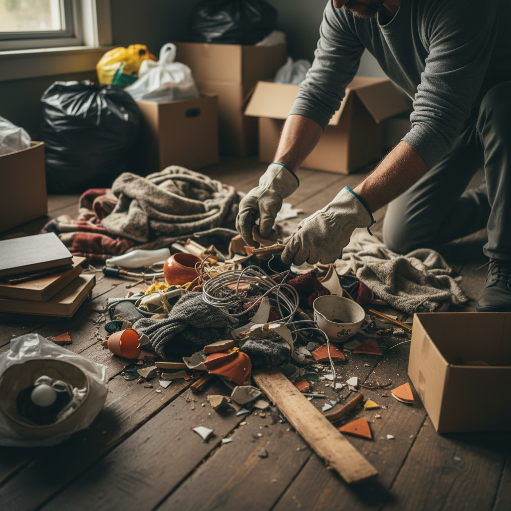 sorting junk