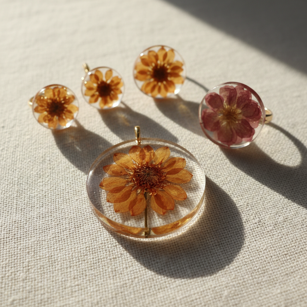flower resin art