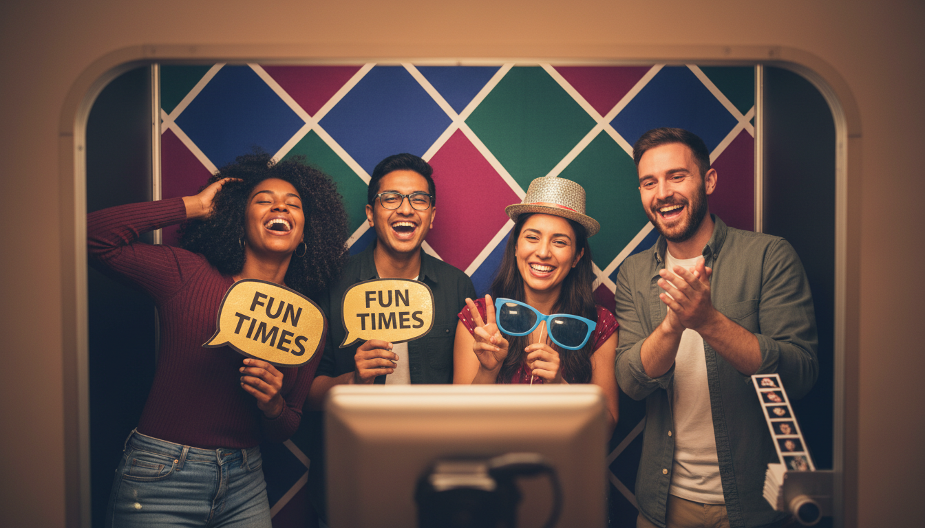 holiday photo booth