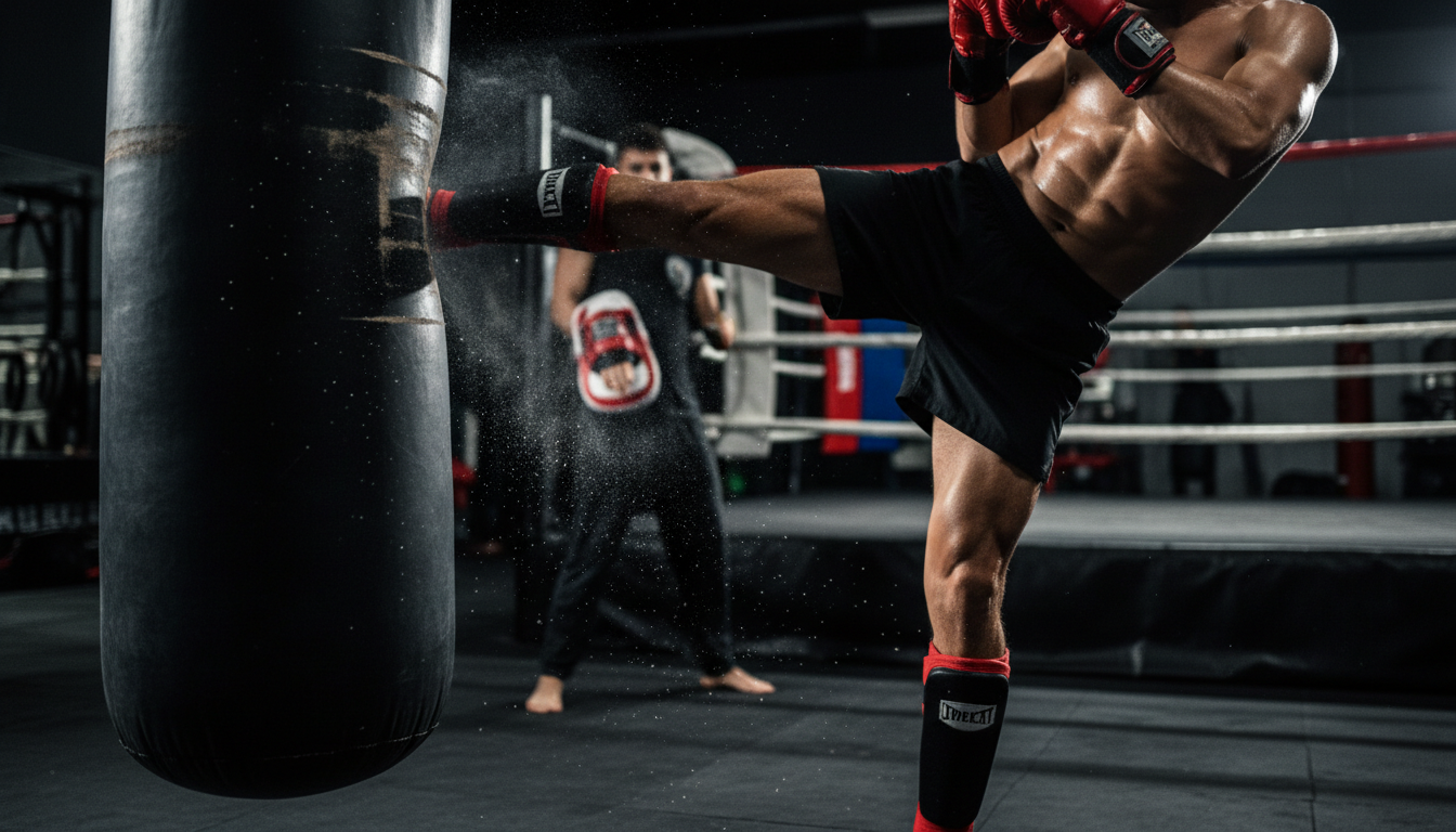 kickboxing training