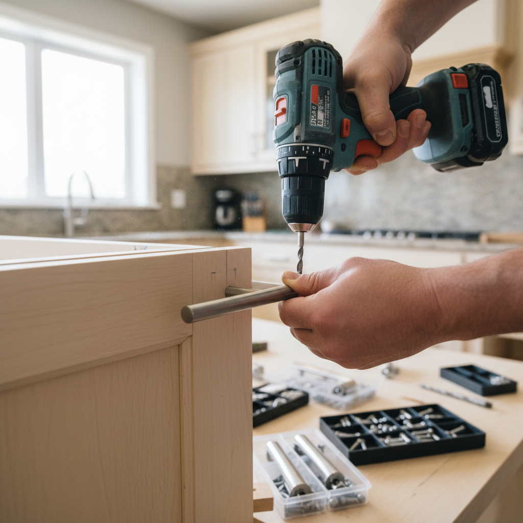 installing cabinet knobs