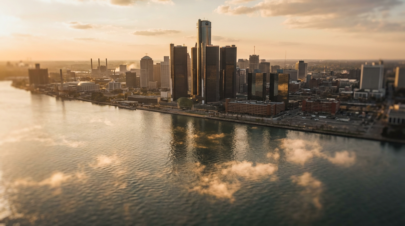 detroit skyline