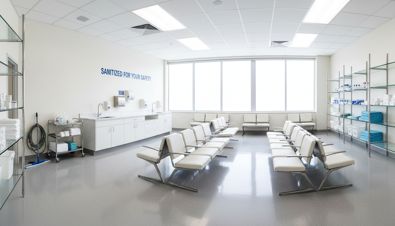 medical facility cleaning