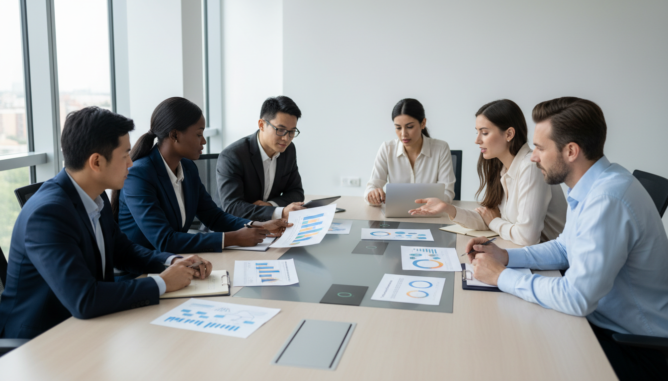 diverse business team