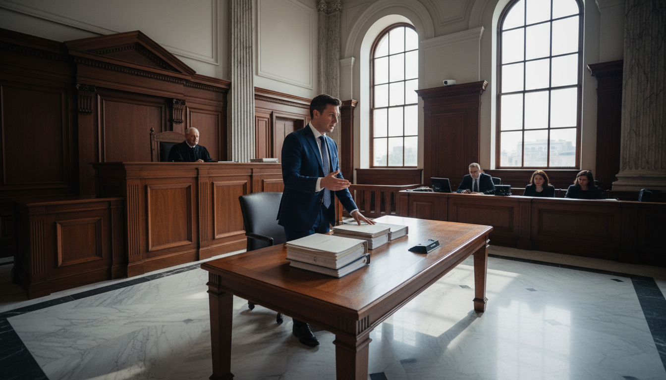 lawyer courtroom
