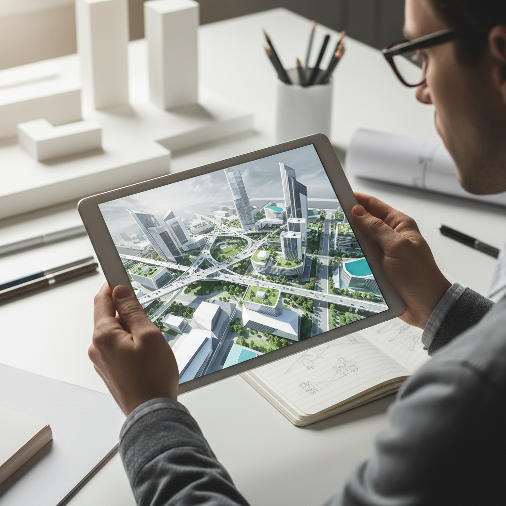 3D visualization cityscape
