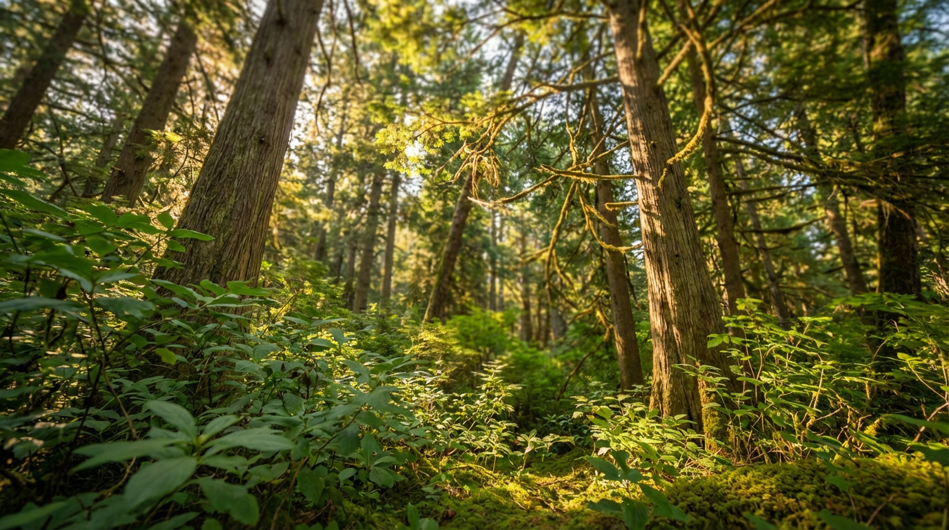 Mature trees with golden sunlight filtering through lush green canopy, emphasizing health and professional care. Mature trees with golden sunlight filtering through lush green canopy, emphasizing health and professional care.