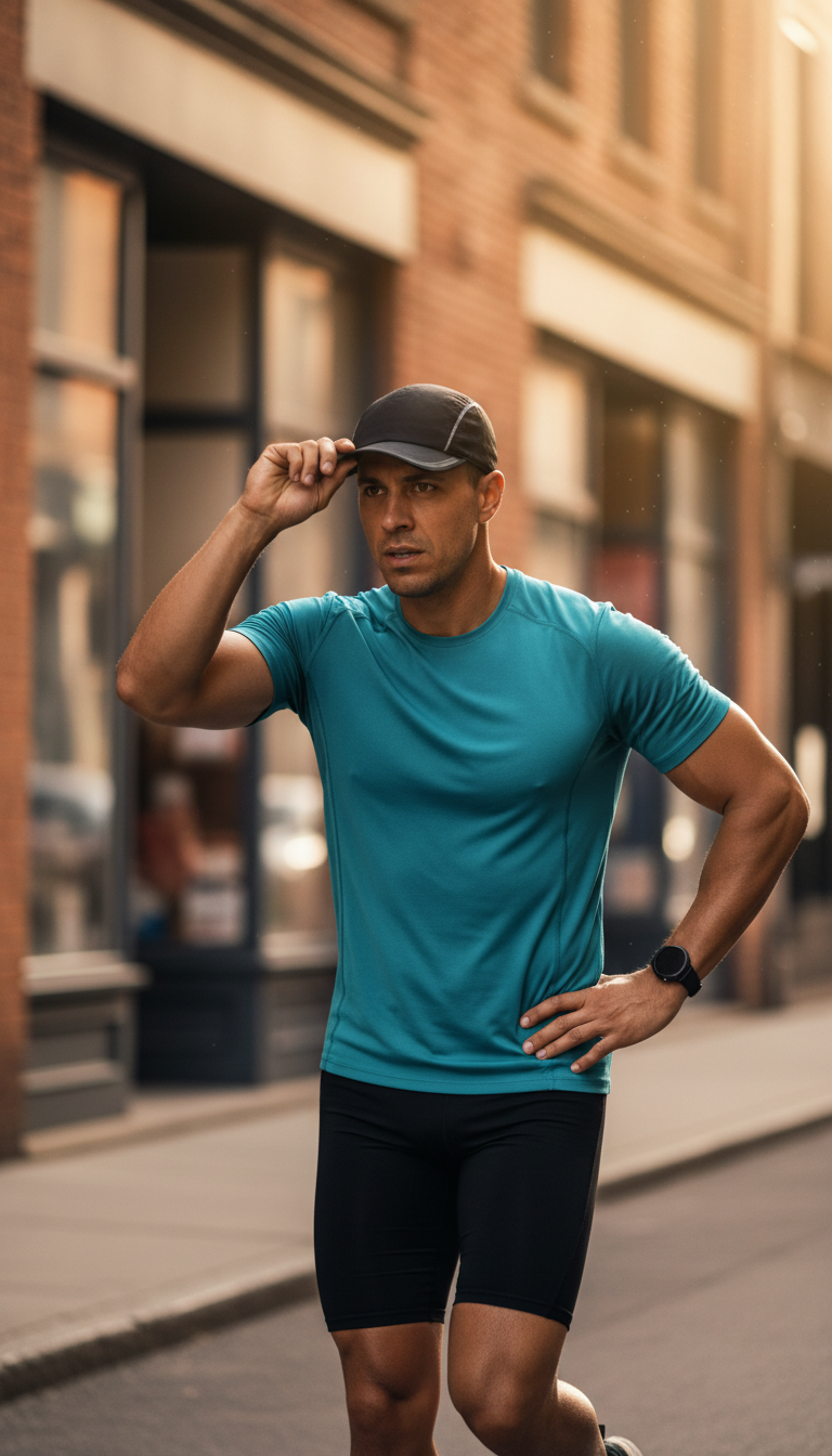 man running