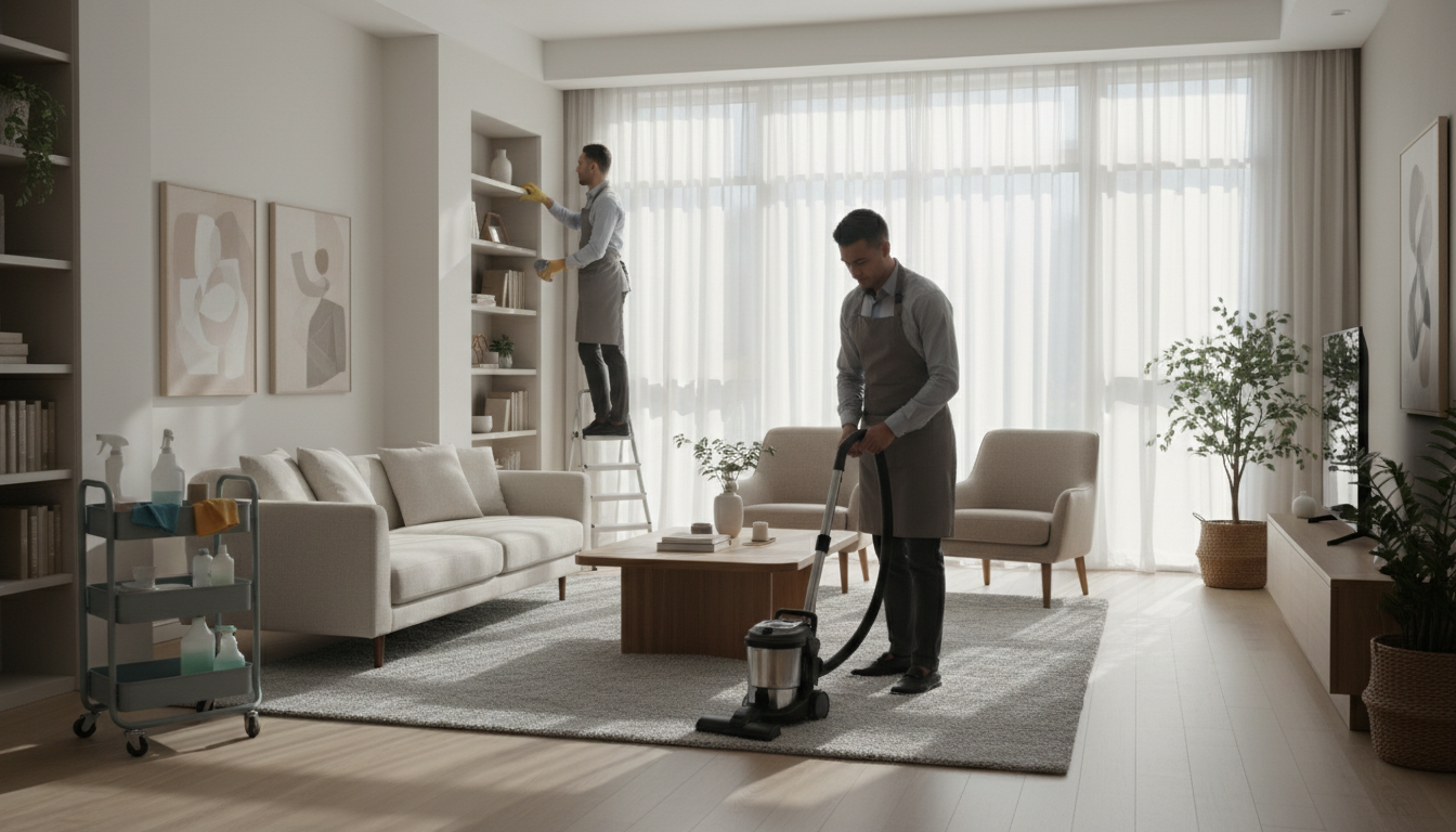 clean building interior