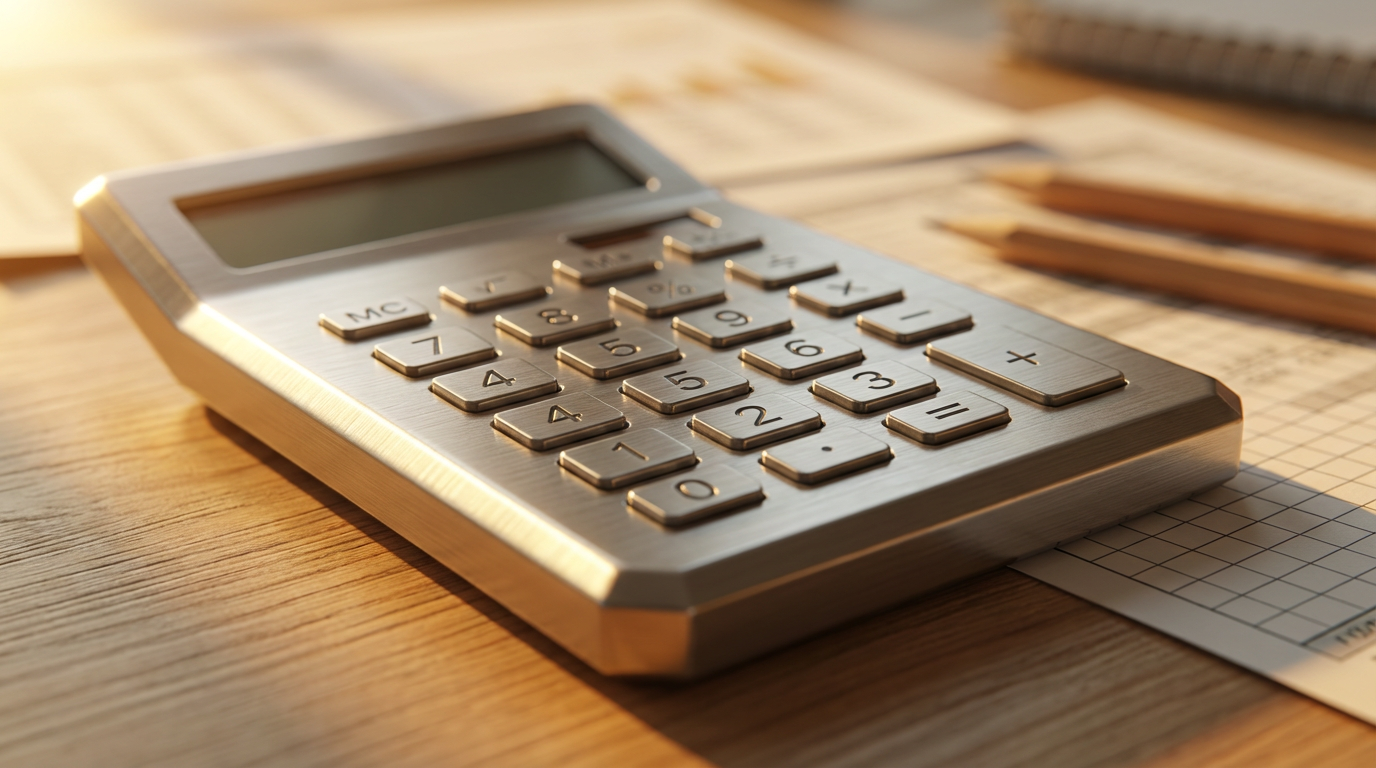 Choosing between refinishing and replacement often comes down to balancing your immediate budget with long term home value. Close up view of different countertop material samples next to a calculator to represent renovation costs.