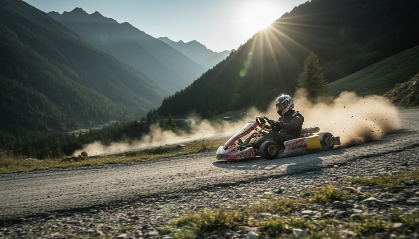 swiss alps motorbike