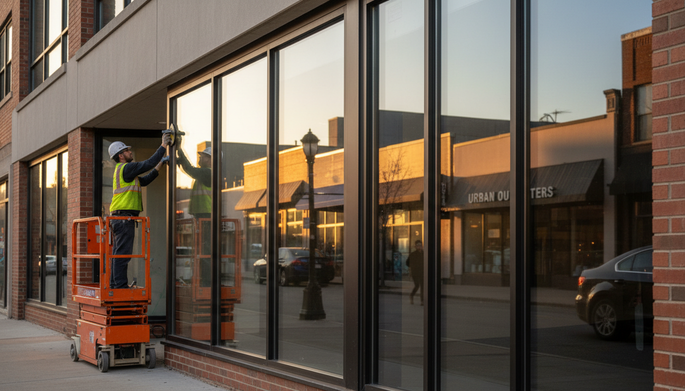 business window installation