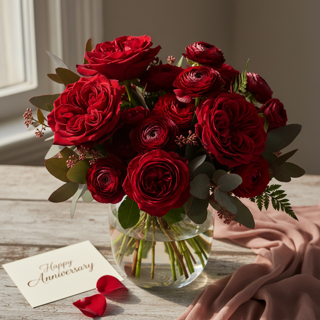 custom flower arrangement