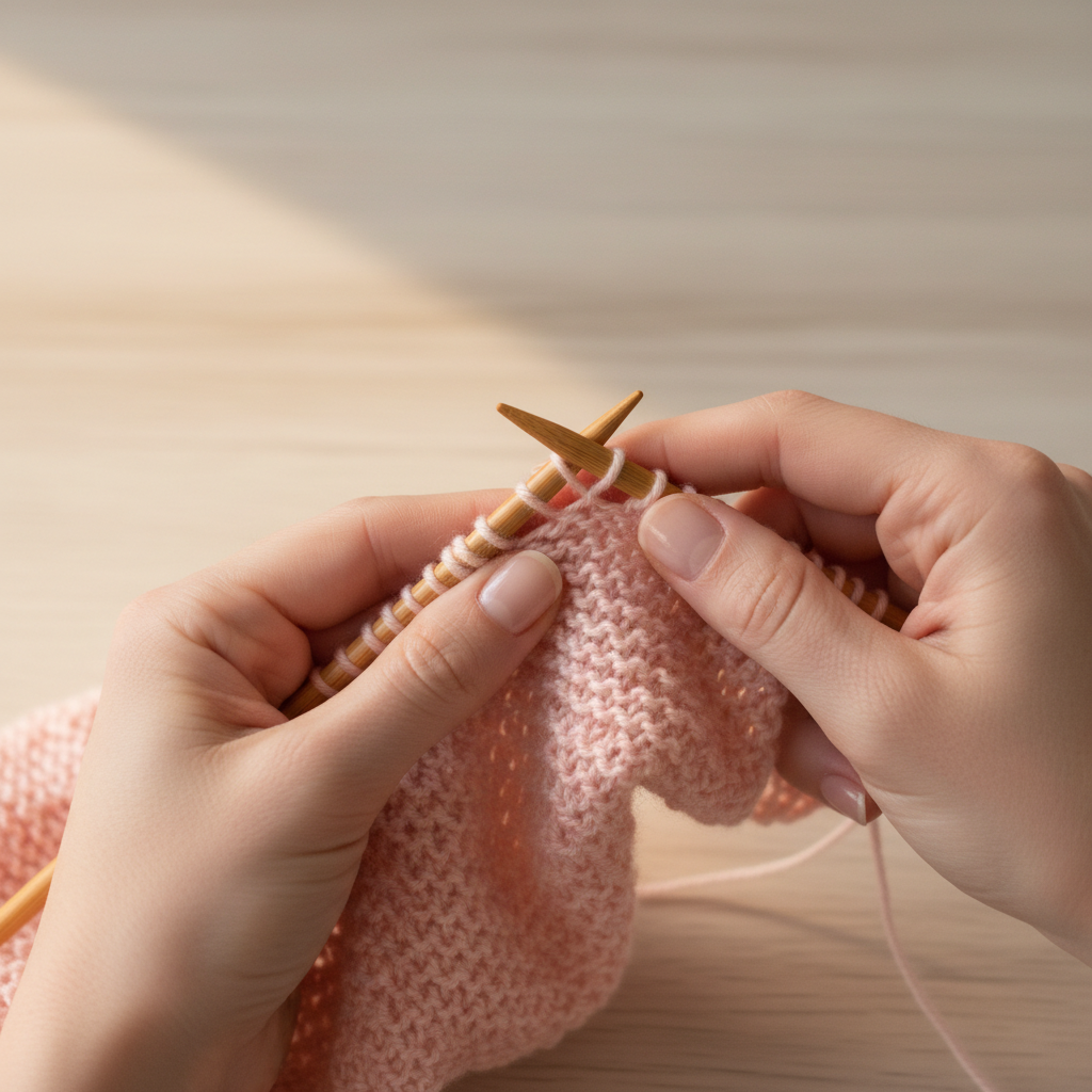 cozy knitting