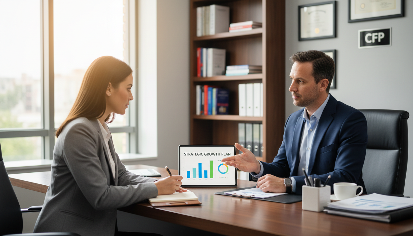 financial consultant meeting