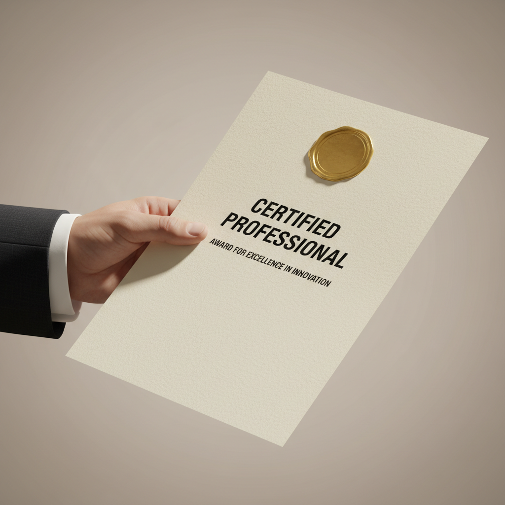 professional credentials