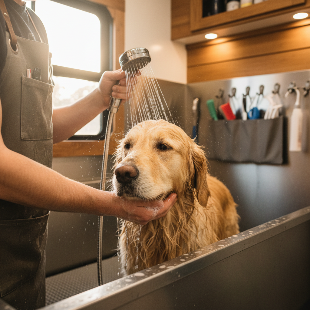 mobile dog grooming