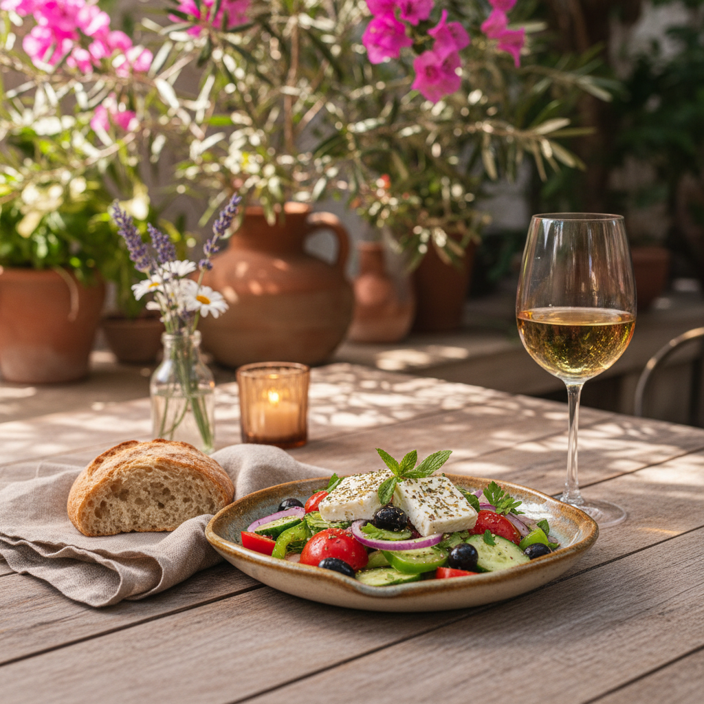 bohemian food table