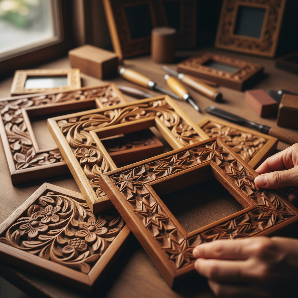rustic photo frame