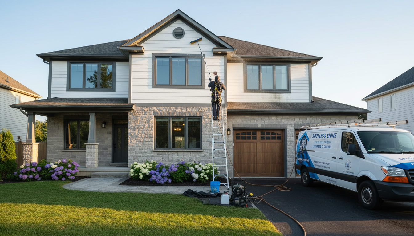 cleaning house exterior