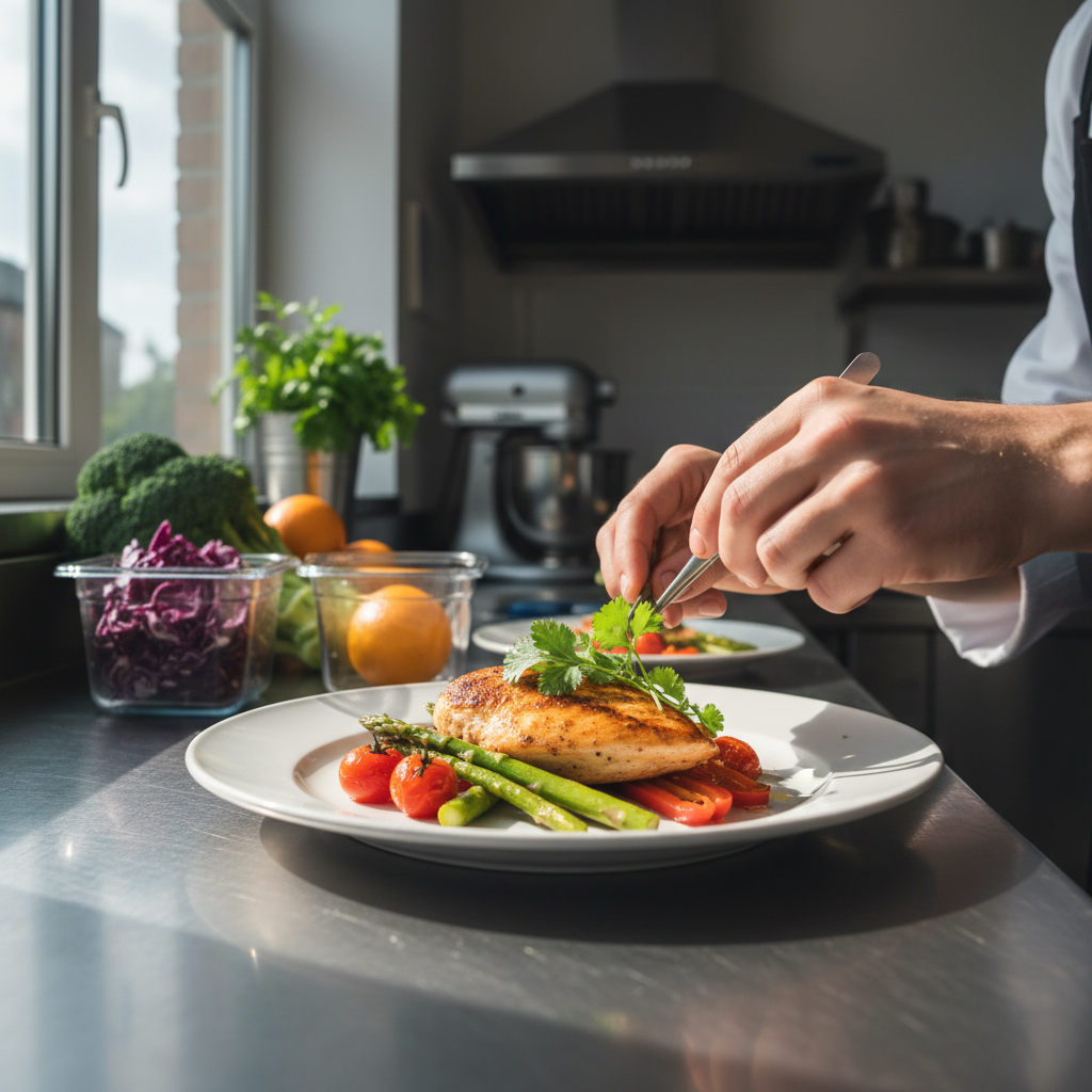 freshly prepared dish
