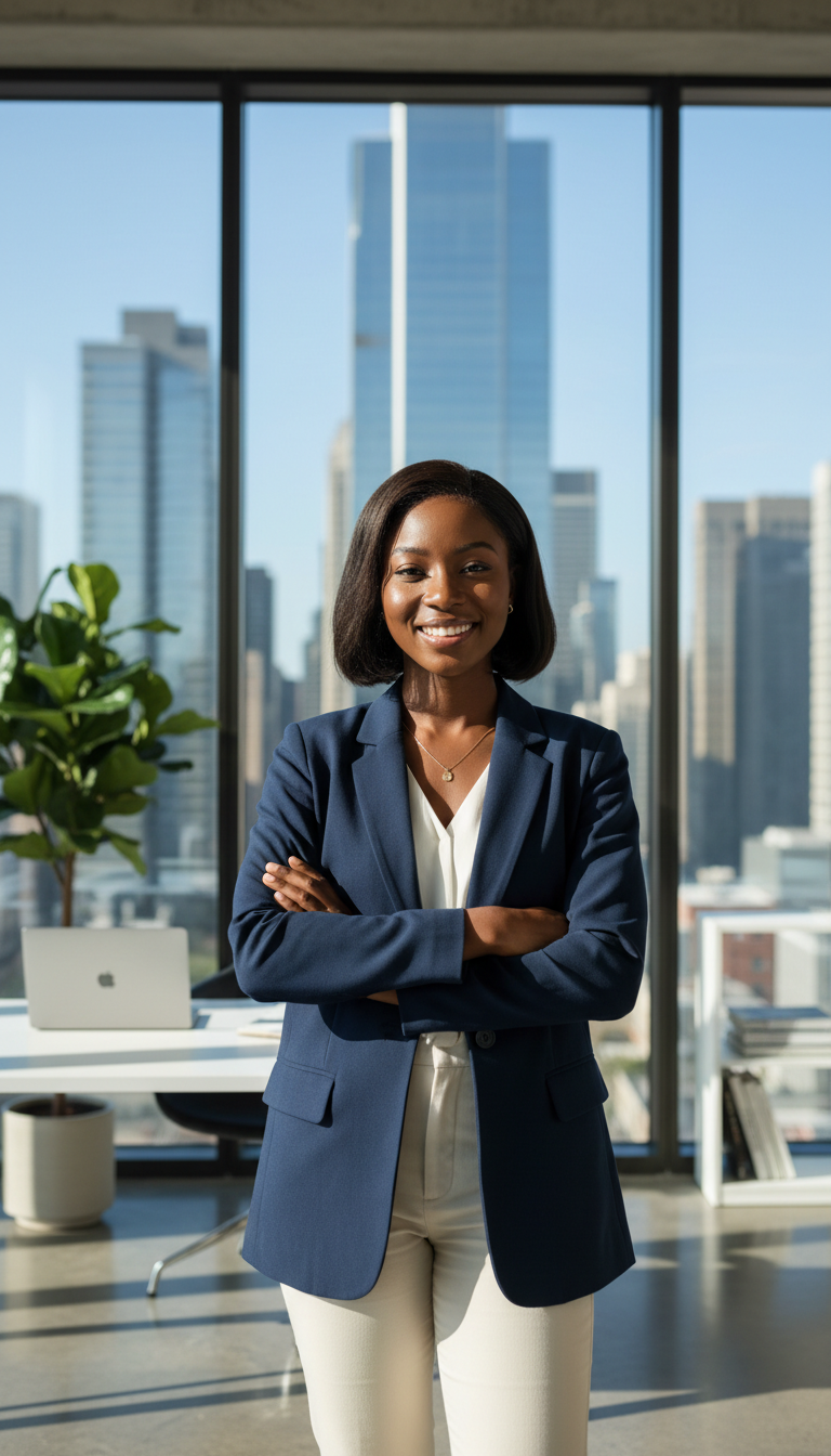 successful young woman