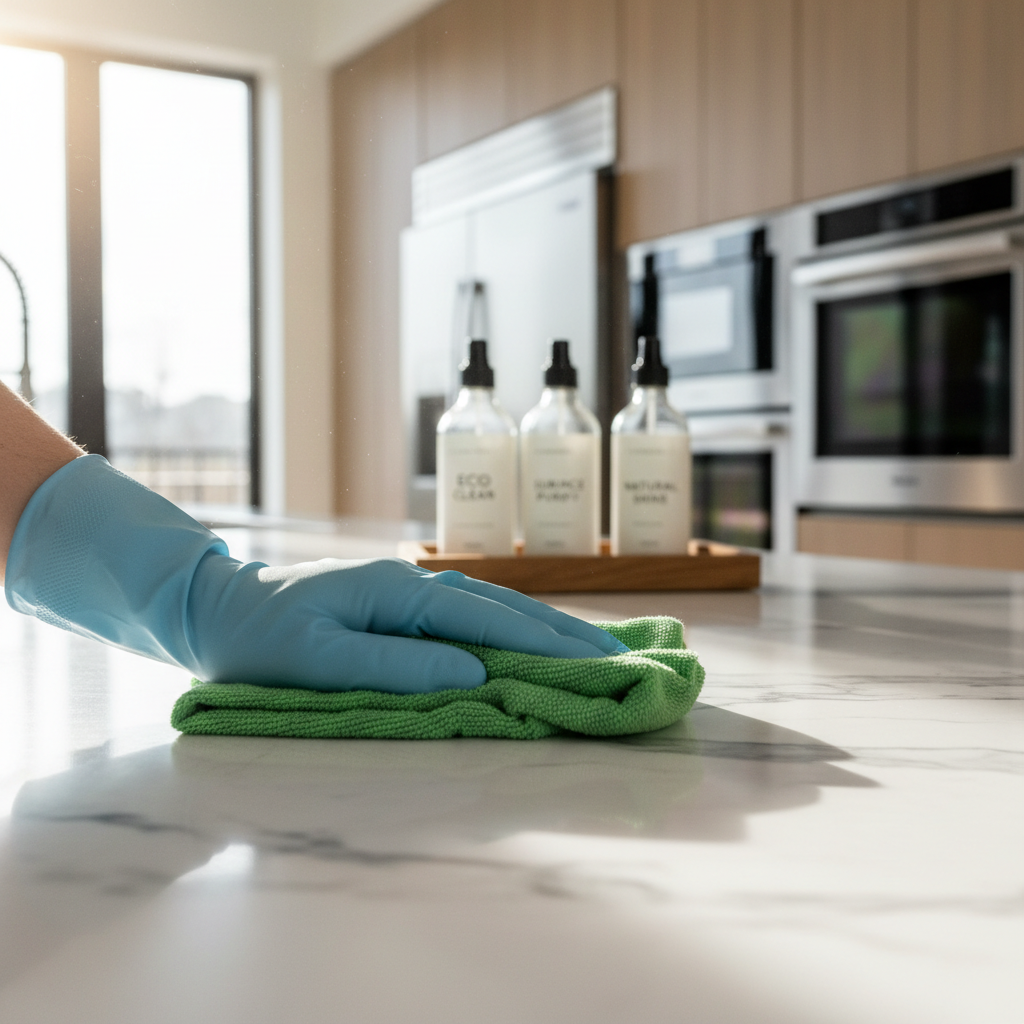 cleaning marble