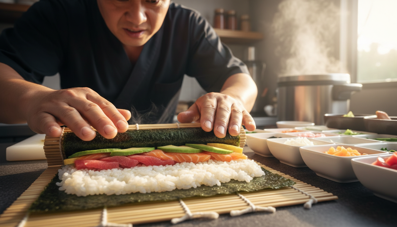 sushi rolls