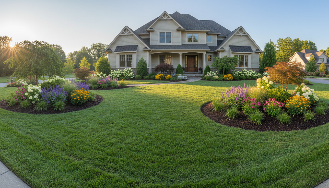 front yard flowers