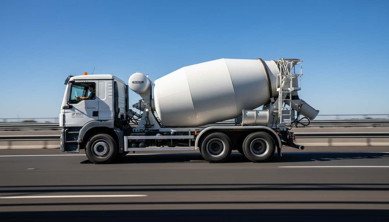 soil delivery truck