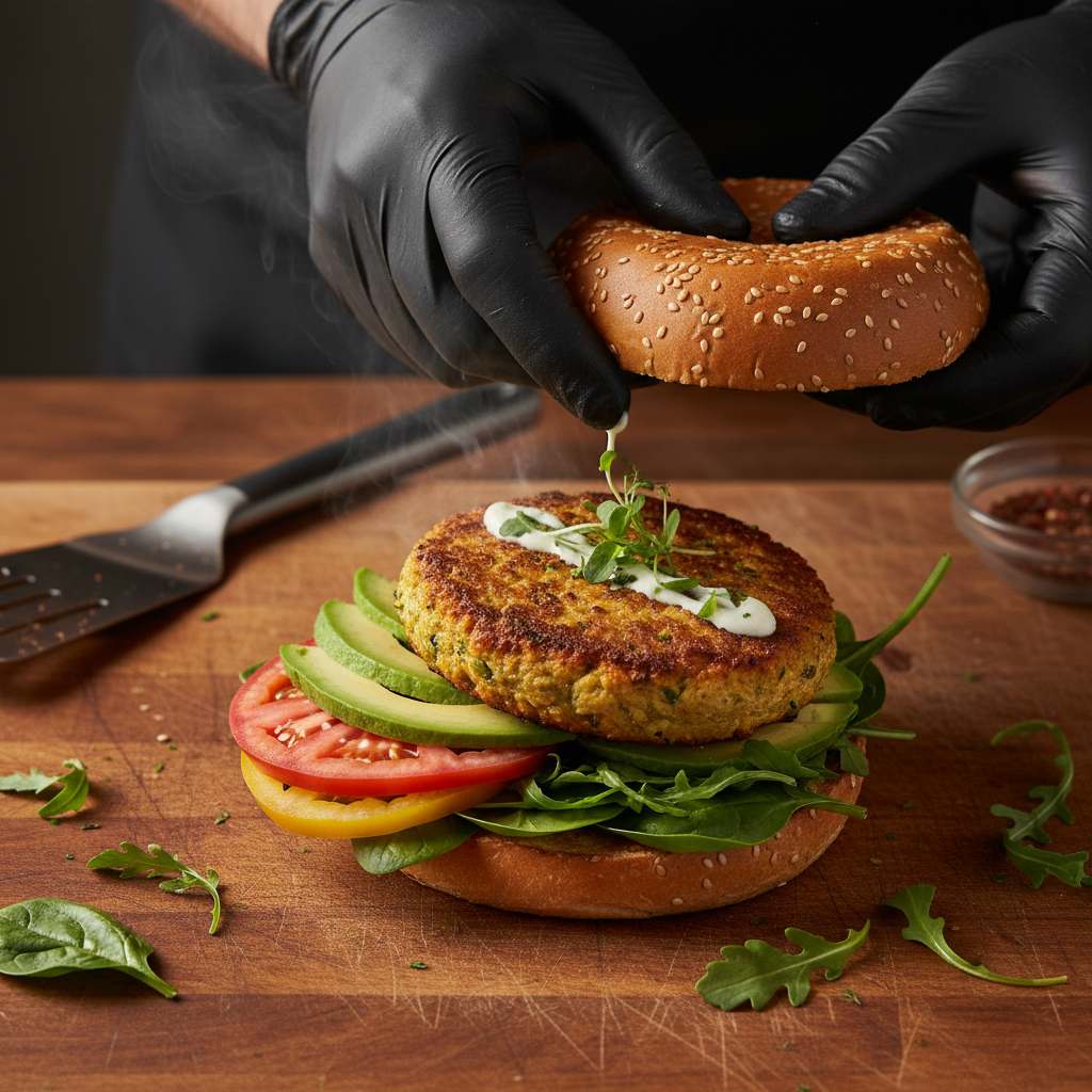 plant-based burger