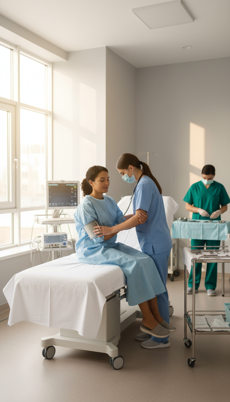 preparing for surgery