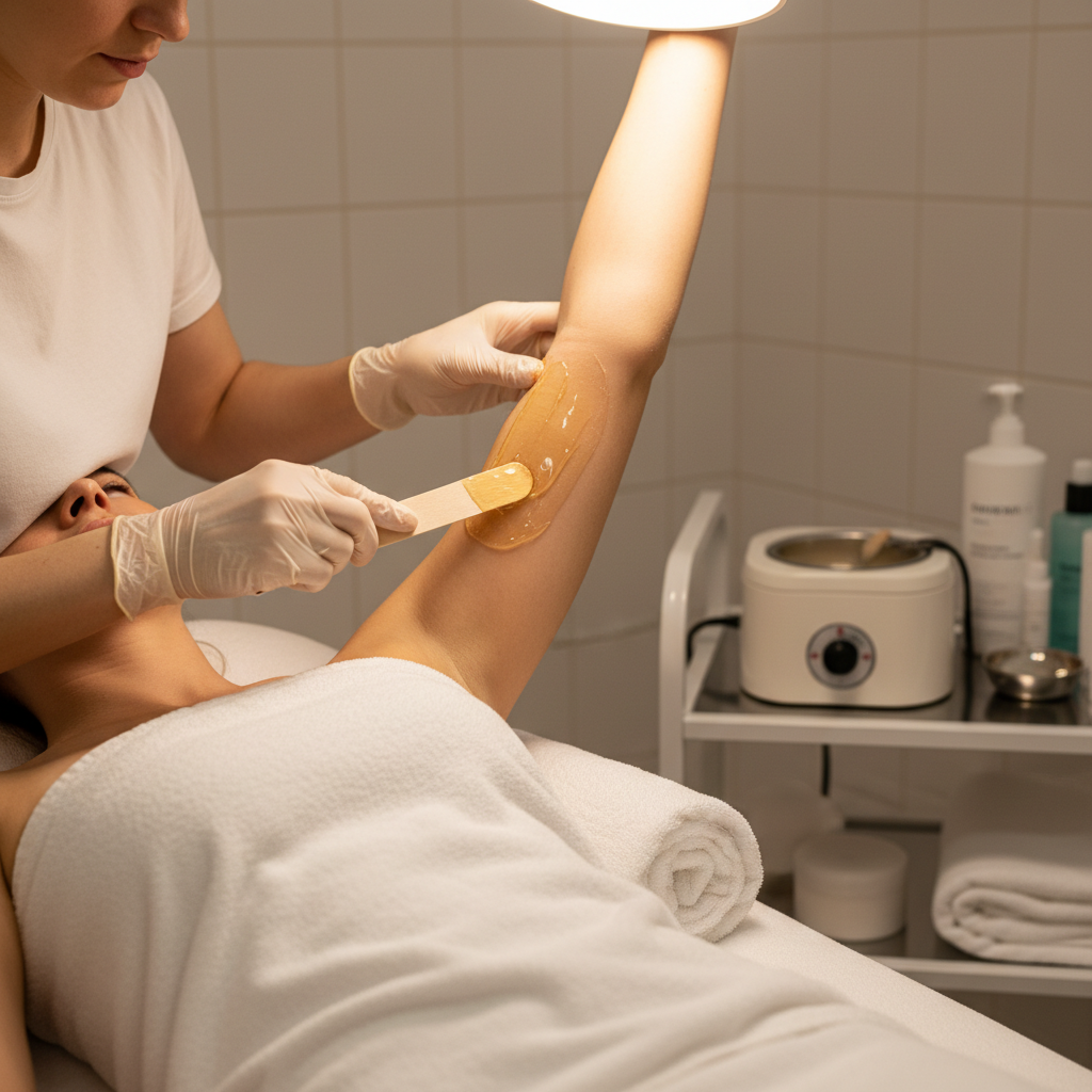 preparing for waxing