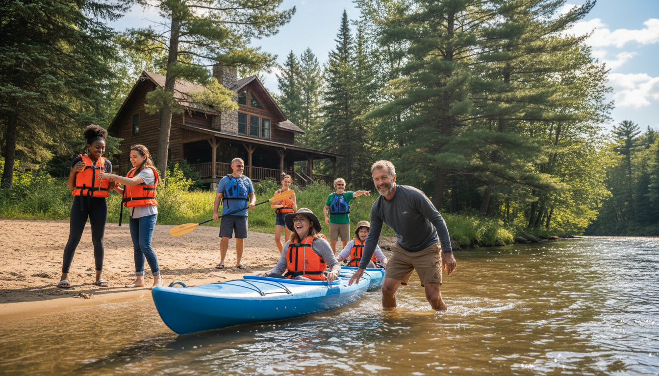 family kayak