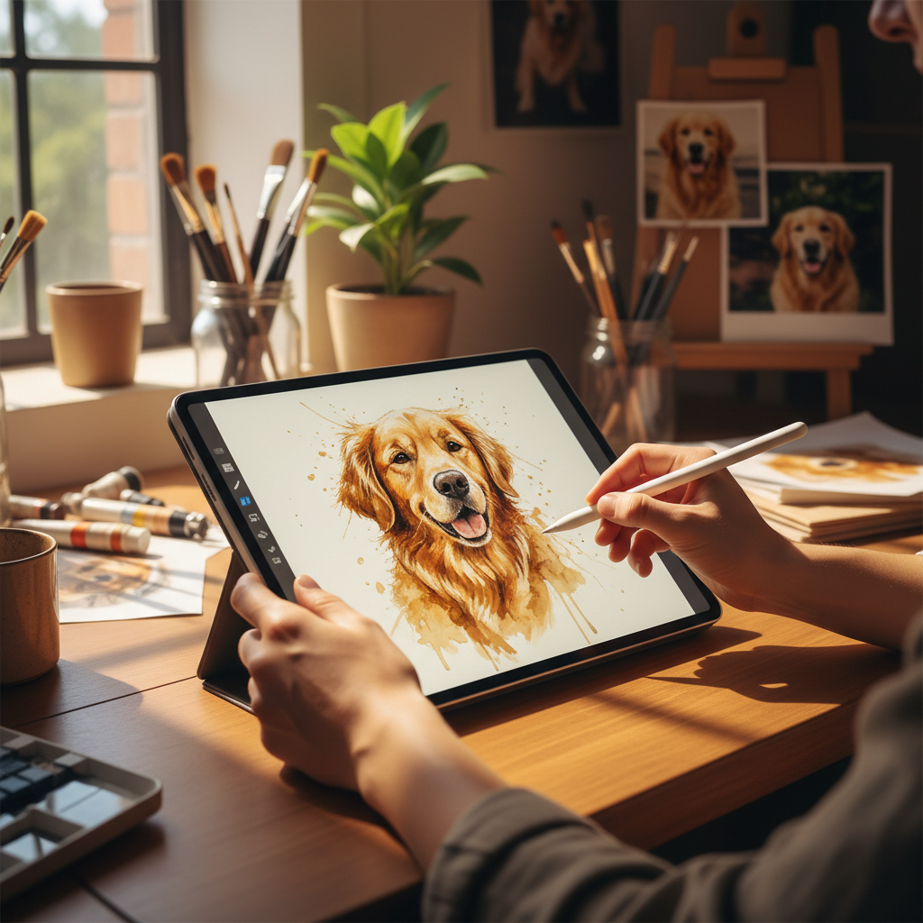 pet portrait artist