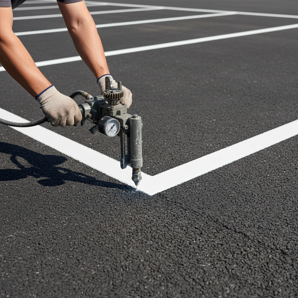 pavement striping